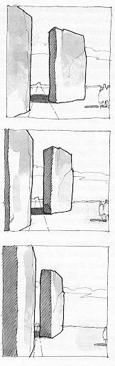   **Fig. 2-3  Sightline closing up sketch**