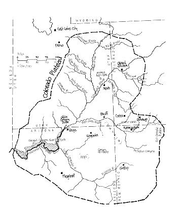  Full-page map of Colorado Plateau