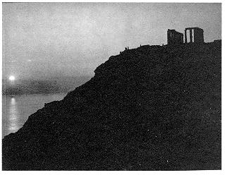 Sunset photo of promontory